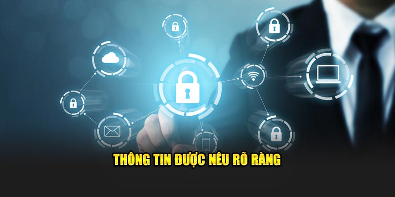 Thông tin được nêu rõ ràng